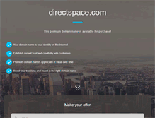 Tablet Screenshot of directspace.com